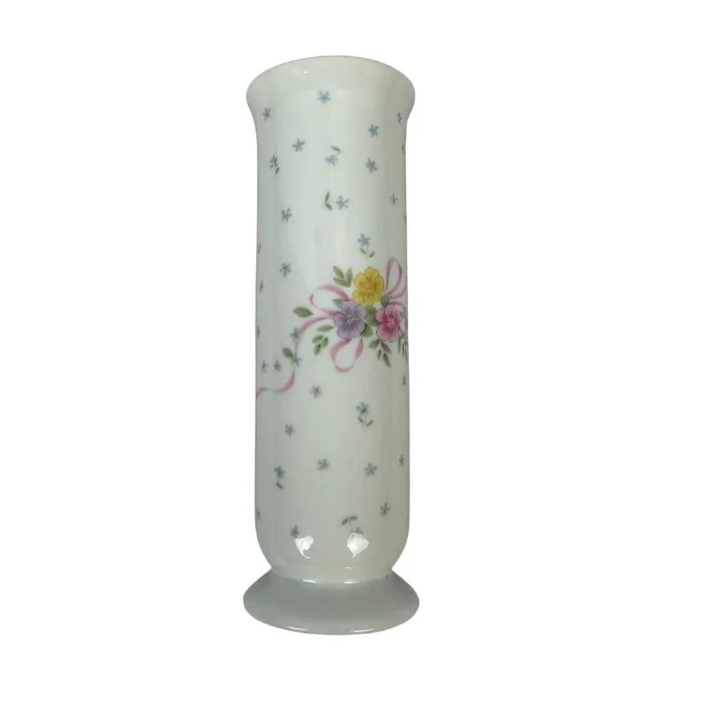 FTD 1993 Floral Ceramic Vase Made In Japan